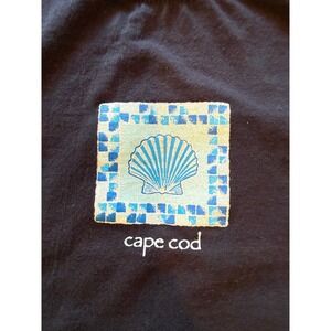 Cuffy's of Cape Cod Mens 2XL Navy Graphic T-Shirt Coastal New England Vacation